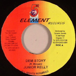 Junior Kelly Dem Story Vinyl 7" USED