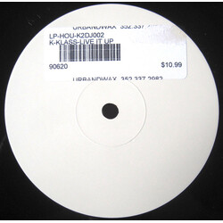 K-Klass Live It Up USED VINYL 12INCH 33 S RPM 45 RPM WHITE LABEL