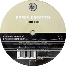 Ferry Corsten Sublime Vinyl 12" USED