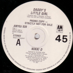 Nikki D / DNA / Suzanne Vega Daddy's Little Girl / Rusted Pipe Vinyl 12" USED