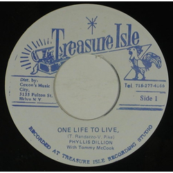 Phyllis Dillon / Tommy McCook / Tommy McCook & The Supersonics One Life To Live / My Best Dress Vinyl 7" USED