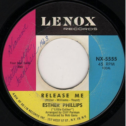Esther Phillips Release Me Vinyl 7" USED