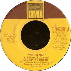 Smokey Robinson Virgin Man / Fulfill Your Need Vinyl 7" USED