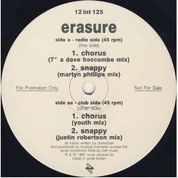 Erasure Chorus Vinyl 12" USED