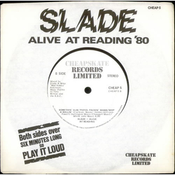 Slade Alive At Reading '80 Vinyl 7" USED