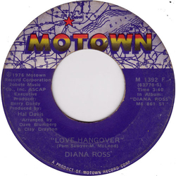 Diana Ross Love Hangover Vinyl 7" USED