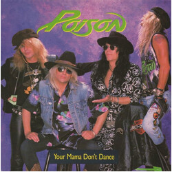 Poison (3) Your Mama Don't Dance VINYL 12" USED