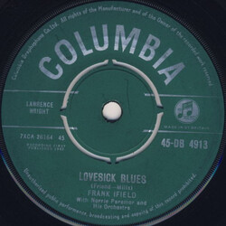 Frank Ifield / Norrie Paramor And His Orchestra Lovesick Blues USED VINYL 7INCH SINGLE 45 RPM