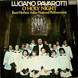 Luciano Pavarotti / Kurt Herbert Adler / National Philharmonic Orchestra O Holy Night Vinyl LP USED