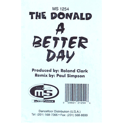 Donald O A Better Day Vinyl 12" USED