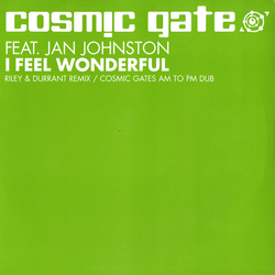 Cosmic Gate / Jan Johnston I Feel Wonderful Vinyl 12" USED