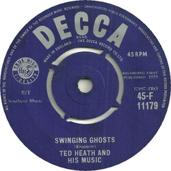 Ted Heath And His Music Swinging Ghosts / Indian Love Call USED VINYL 7INCH SINGLE 45 RPM