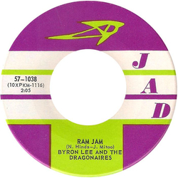 Byron Lee And The Dragonaires Ram Jam / There's Gonna Be A (Soul Day) Vinyl 7" USED