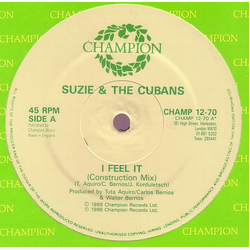 Suzie And The Cubans I Feel It Vinyl 12" USED