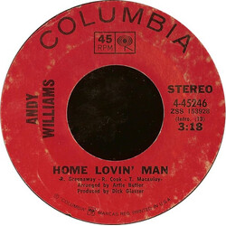 Andy Williams Home Lovin' Man USED VINYL 7INCH 45 RPM