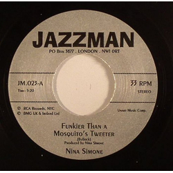 Nina Simone Funkier Than A Mosquito's Tweeter / Save Me Vinyl 7" USED