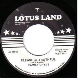 Family Of Eve Please Be Truthful / I Want To Be Loved By You Vinyl 7" USED