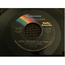 Leona Williams If Anyone Ought To Know USED VINYL 7INCH 45 RPM SINGLE