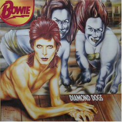David Bowie Diamond Dogs Vinyl LP USED