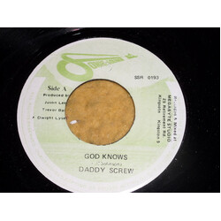 Daddy Screw God Knows USED VINYL 7INCH 45 RPM