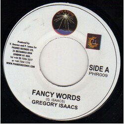 Gregory Isaacs Fancy Words USED VINYL 7INCH 45 RPM SINGLE