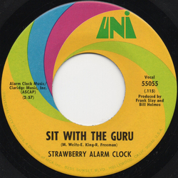 Strawberry Alarm Clock Sit With The Guru Vinyl 7" USED