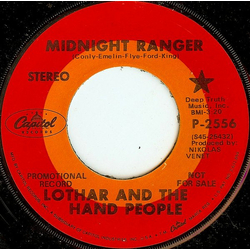 Lothar And The Hand People Midnight Ranger Vinyl 7" USED