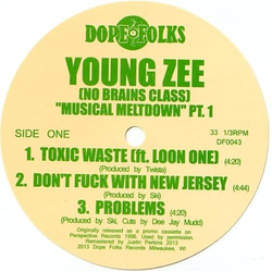Young Zee Musical Meltdown Pt. 1 Vinyl 12" USED