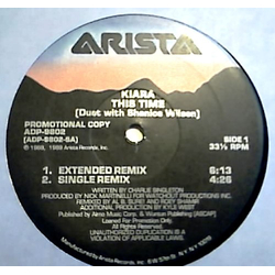 Kiara / Shanice Wilson This Time Vinyl 12" USED
