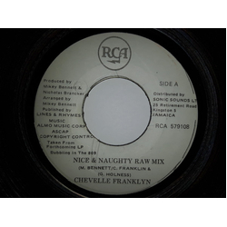 Chevelle Franklyn Nice & Naughty Raw Mix / Instrumental Vinyl 7" USED
