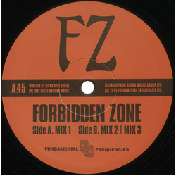 FZ Forbidden Zone Vinyl 12" USED