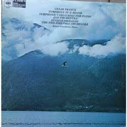 César Franck / Eugene Ormandy / The Philadelphia Orchestra / Robert Casadesus Symphony In D Minor - Symphonic Variations Vinyl LP USED