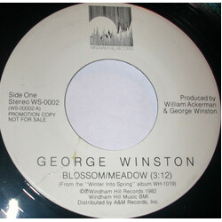 George Winston Blossom / Meadow USED VINYL 7INCH 45 RPM PROMO