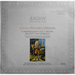 Georg Friedrich Händel / Michel Piguet / Heinrich Haas / Walter Stiftner / Eduard Müller 6 Triosonaten Für 2 Oboen, Fagott Und Cembalo Vinyl LP USED