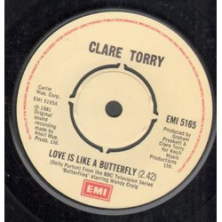 Clare Torry Love Is Like A Butterfly Vinyl 7" USED