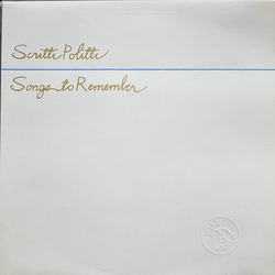 Scritti Politti Songs To Remember Vinyl LP USED