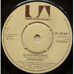 Hawkwind Silver Machine Vinyl 7" USED