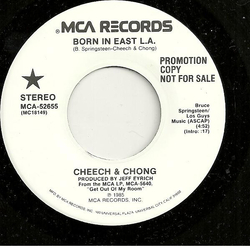 Cheech & Chong Born In East L.A. Vinyl 7" USED