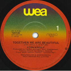 Fern Kinney Together We Are Beautiful USED VINYL 7INCH SINGLE 45 RPM