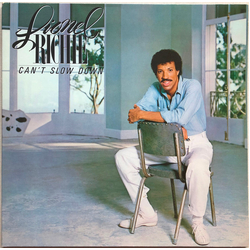 Lionel Richie Can't Slow Down Vinyl LP USED