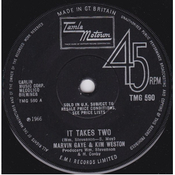 Marvin Gaye / Kim Weston It Takes Two Vinyl 7" USED