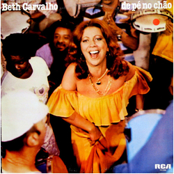 Beth Carvalho De Pé No Chão Vinyl LP USED