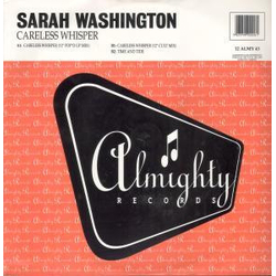 Sarah Washington Careless Whisper Vinyl 12" USED
