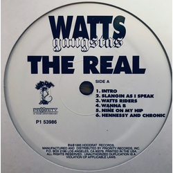 Watts Gangstas The Real Vinyl LP USED