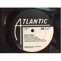 Aaliyah One In A Million (Remixes) Vinyl 12" USED