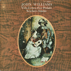 John Williams (7) / Heitor Villa-Lobos / Domenico Scarlatti Five Preludes / Sonatas Vinyl LP USED