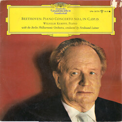 Ludwig van Beethoven / Wilhelm Kempff / Berliner Philharmoniker / Ferdinand Leitner Piano Concerto No.1, In C, Op.15 Vinyl LP USED