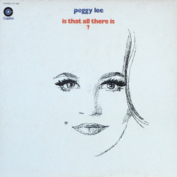 Peggy Lee Is That All There Is? Vinyl LP USED
