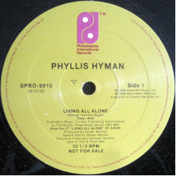 Phyllis Hyman Living All Alone Vinyl 12" USED