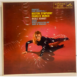 Boston Symphony Orchestra / Charles Munch / Nicole Henriot-Schweitzer Prokofieff - Piano Concerto No. 2 / Barber - Medea's Meditation And Dance Of Ven